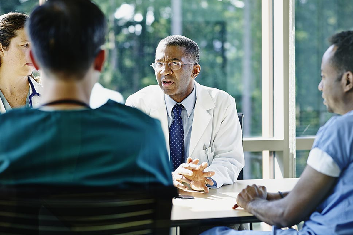 Multiple providers having a meeting in a room test